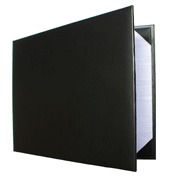 Black Panoramic Double Certificate Diploma Covers