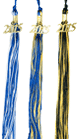 Multi color tassels left side