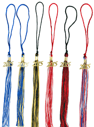 Multiple Color Grad Tassels