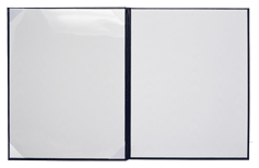 inside 11 x 14 leatherette certificate cover