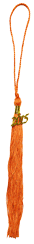 Orange Graduation Tassels